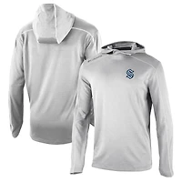 Men's Columbia Gray Seattle Kraken Omni-Wick Shotgun Long Sleeve Hoodie T-Shirt
