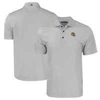 Men's Cutter & Buck  Gray San Francisco 49ers Helmet Big & Tall Pike Eco Tonal Geo Print Stretch Recycled Polo