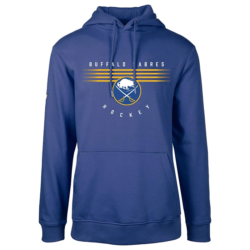 Men's Levelwear  Royal Buffalo Sabres Podium Fleece Pullover Hoodie