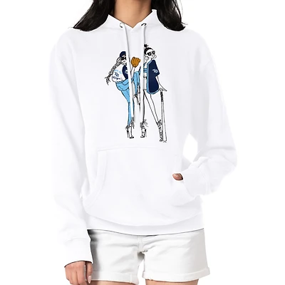 Women's G-III 4Her by Carl Banks  White Tampa Bay Rays Baseball Girls Fleece Pullover Hoodie