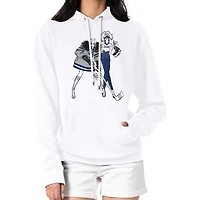 Women's G-III 4Her by Carl Banks  White Tampa Bay Lightning Hockey Girls Fleece Pullover Hoodie