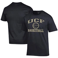 Men's Champion  Black UCF Knights Icon Logo Basketball Jersey T-Shirt
