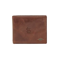 Fossil Brown St. Louis Cardinals Ryan RFID Flip ID Bifold