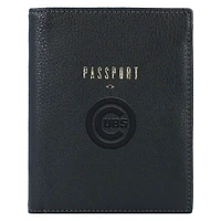 Fossil Black Chicago Cubs Travel RFID Passport Case
