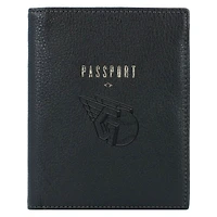 Fossil Black Cleveland Guardians Travel RFID Passport Case