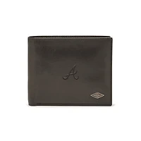 Fossil Atlanta Braves Ryan RFID Passcase Wallet
