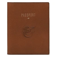 Fossil Brown Baltimore Orioles Travel RFID Passport Case