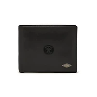 Fossil Black Houston Astros Ryan RFID Passcase Wallet