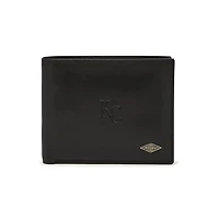 Fossil Black Kansas City Royals Ryan RFID Passcase Wallet