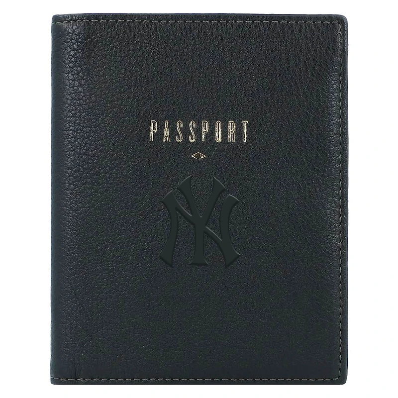 Fossil New York Yankees Travel RFID Passport Case