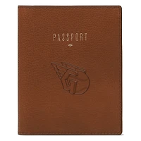 Fossil Brown Cleveland Guardians Travel RFID Passport Case