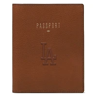 Fossil Brown Los Angeles Dodgers Travel RFID Passport Case