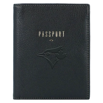 Fossil Black Toronto Blue Jays Travel RFID Passport Case
