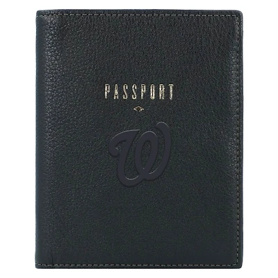 Fossil Black Washington Nationals Travel RFID Passport Case