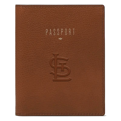 Fossil Brown St. Louis Cardinals Travel RFID Passport Case