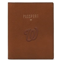 Fossil Brown Washington Nationals Travel RFID Passport Case