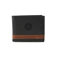 Fossil Black Seattle Mariners Quinn Flip ID Bifold Wallet