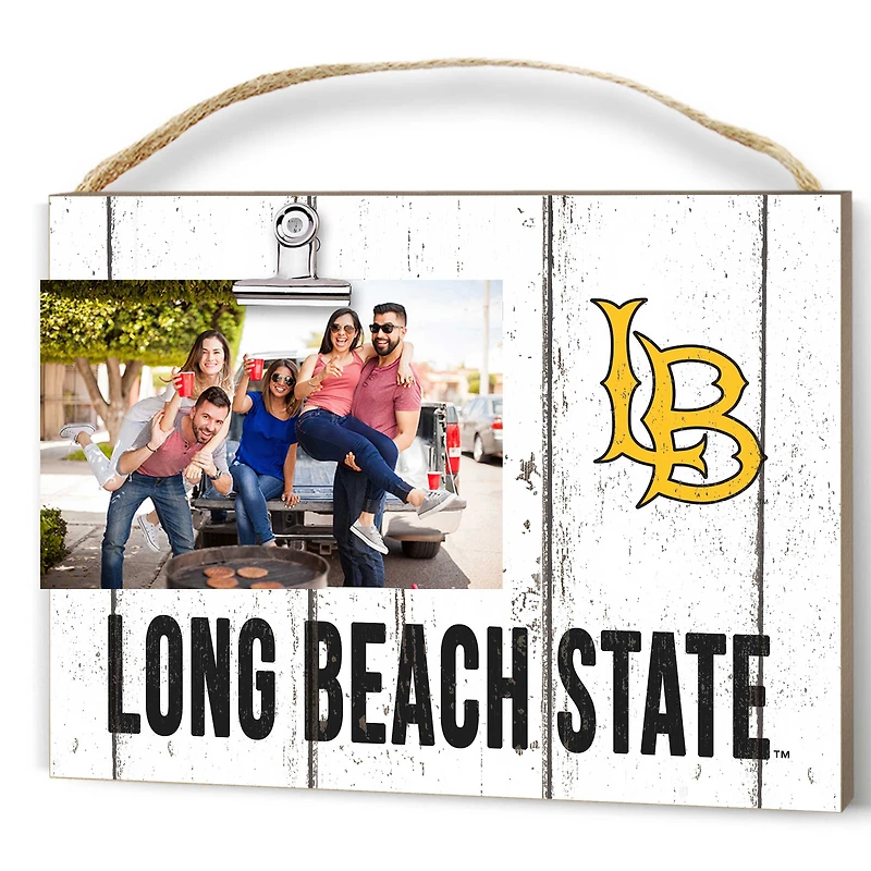 Cal State Long Beach The Beach 8" x 10" Weathered Clip It Frame