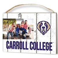 Carroll College Fighting Saints 8" x 10" Weathered Clip It Frame
