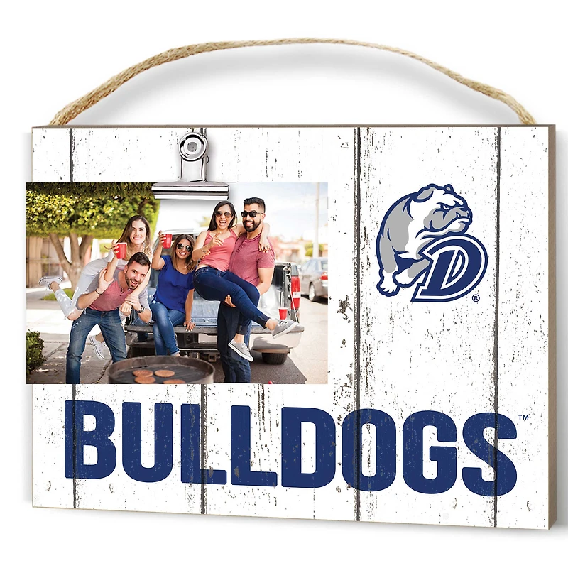 Drake Bulldogs 8" x 10" Weathered Clip It Frame