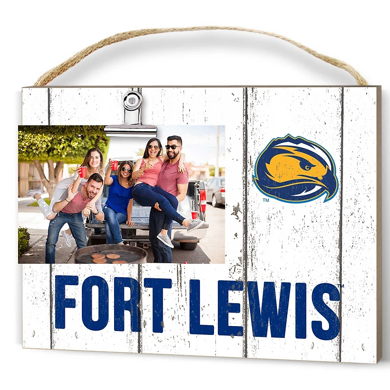 Fort Lewis College Skyhawks 8" x 10" Weathered Clip It Frame