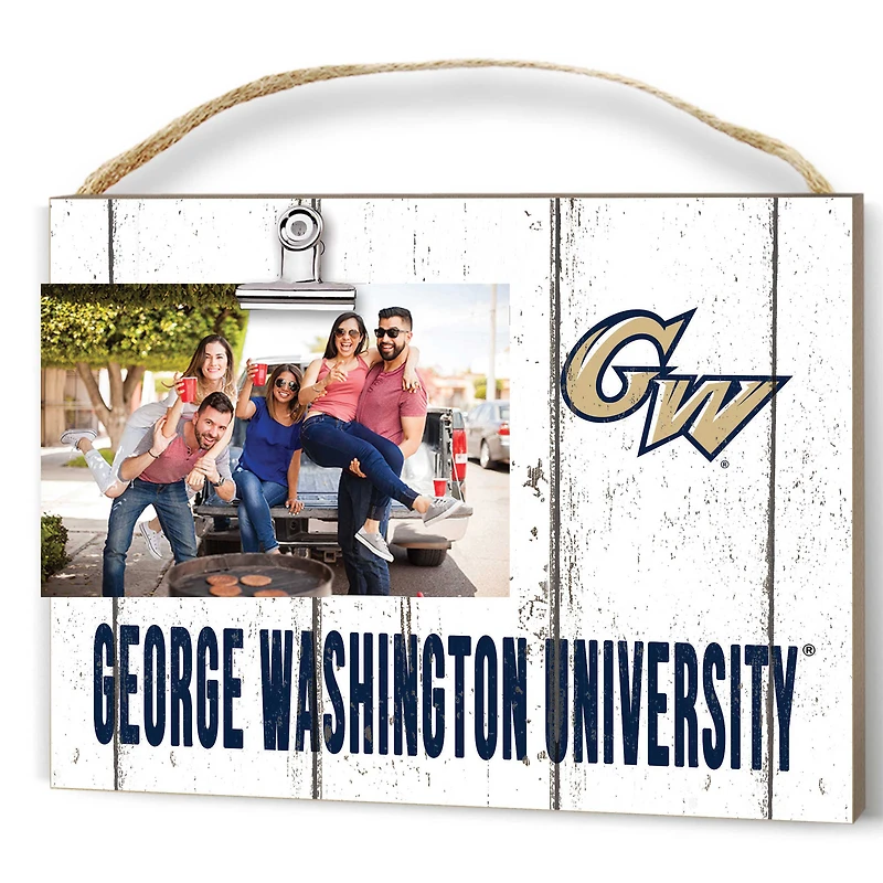 George Washington University 8" x 10" Weathered Clip It Frame