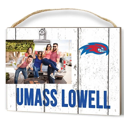 UMass Lowell River Hawks 8" x 10" Weathered Clip It Frame