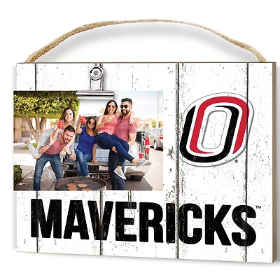 Nebraska Omaha Mavericks 8" x 10" Weathered Clip It Frame