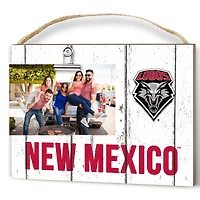 New Mexico Lobos 8" x 10" Weathered Clip It Frame