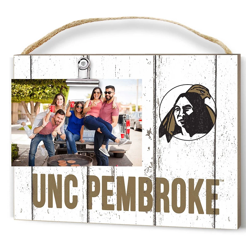 University of North Carolina at Pembroke Braves 8" x 10" Weathered Clip It Frame