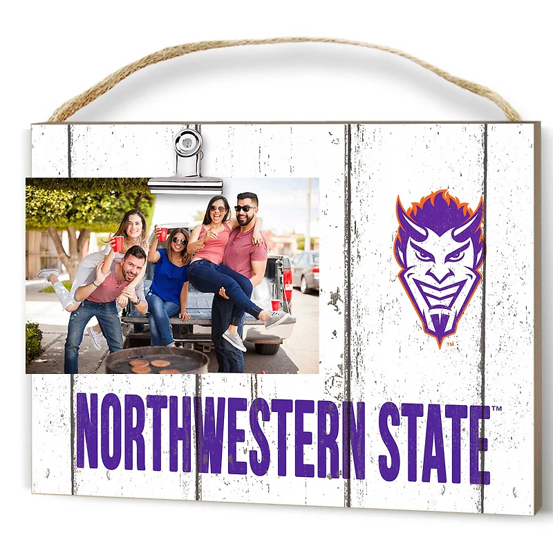 Northwestern State Demons 8" x 10" Weathered Clip It Frame