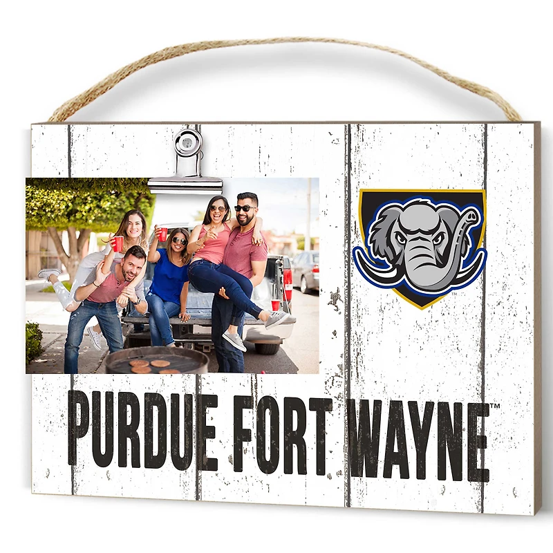 Purdue Fort Wayne Mastodons 8" x 10" Weathered Clip It Frame
