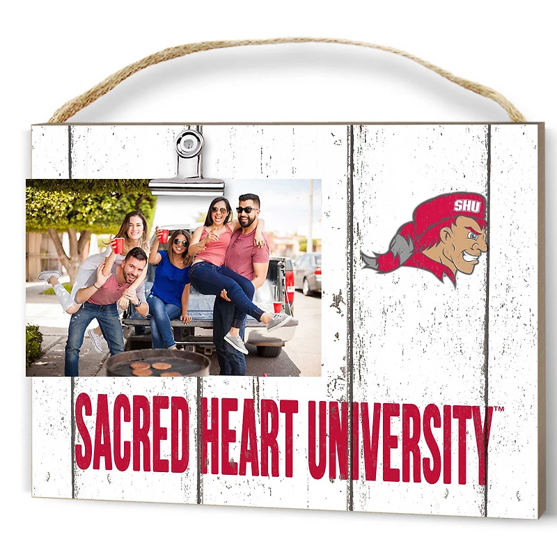 Sacred Heart Pioneers 8" x 10" Weathered Clip It Frame