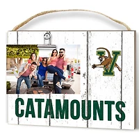 Vermont Catamounts 8" x 10" Weathered Clip It Frame