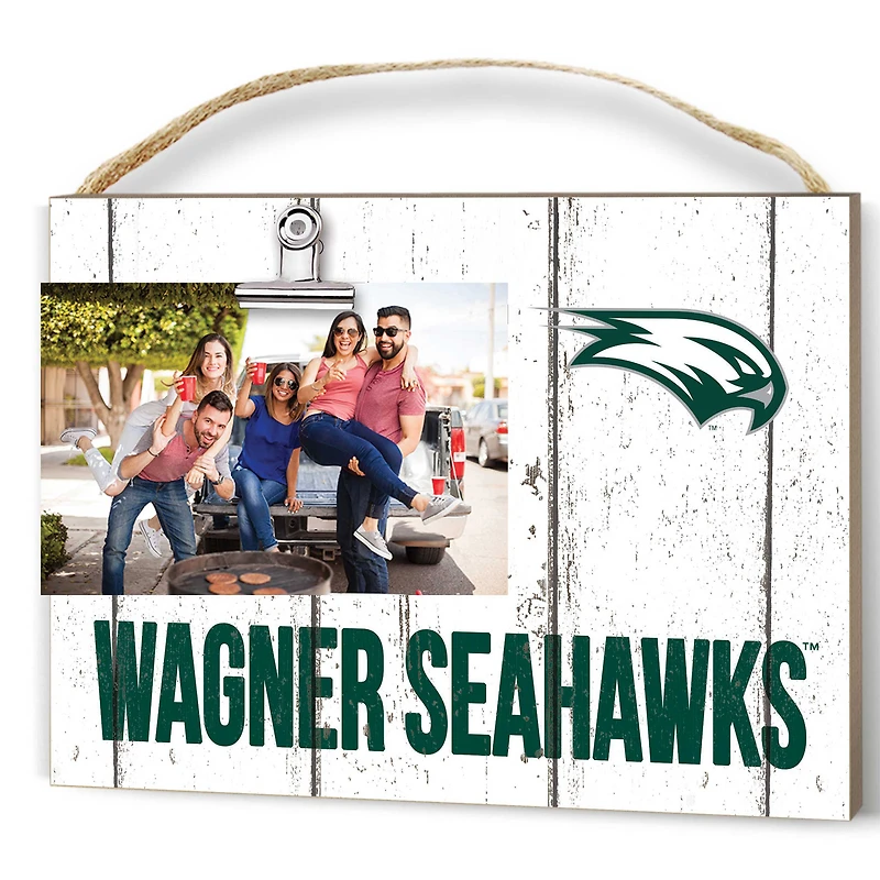 Wagner College Seahawks 8" x 10" Weathered Clip It Frame