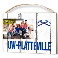 Wisconsin-Platteville Pioneers 8" x 10" Weathered Clip It Frame