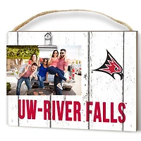 Wisconsin-River Falls Falcons 8" x 10" Weathered Clip It Frame
