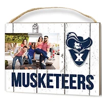Xavier Musketeers 8" x 10" Weathered Clip It Frame