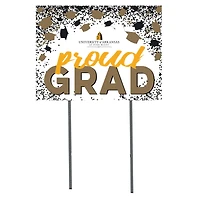 Arkansas Pine Bluff Golden Lions 18" x 24" Grad Hats Yard Sign