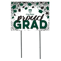 Cal Poly Mustangs 18" x 24" Grad Hats Yard Sign