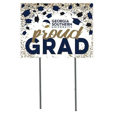 Georgia Southern Eagles 18" x 24" Grad Hats Yard Sign
