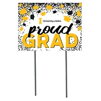 Idaho Vandals 18" x 24" Grad Hats Yard Sign