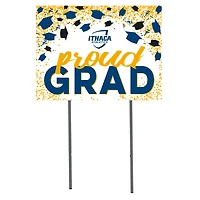 Ithaca College Bombers 18" x 24" Grad Hats Yard Sign