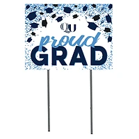 Quinnipiac Bobcats 18" x 24" Grad Hats Yard Sign