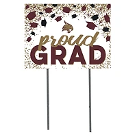 Texas State Bobcats 18" x 24" Grad Hats Yard Sign
