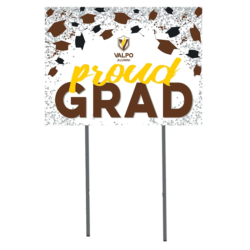 Valparaiso University 18" x 24" Grad Hats Yard Sign