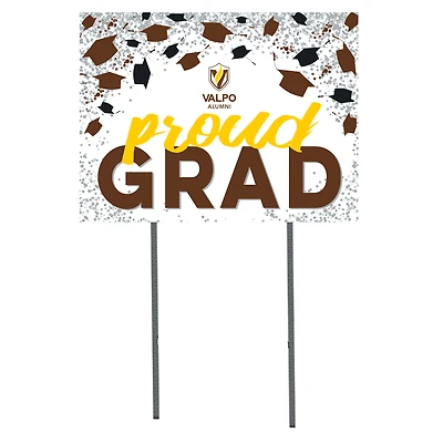 Valparaiso University 18" x 24" Grad Hats Yard Sign