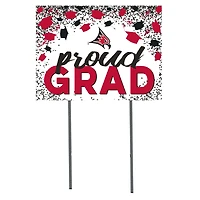 Wisconsin-River Falls Falcons 18" x 24" Grad Hats Yard Sign