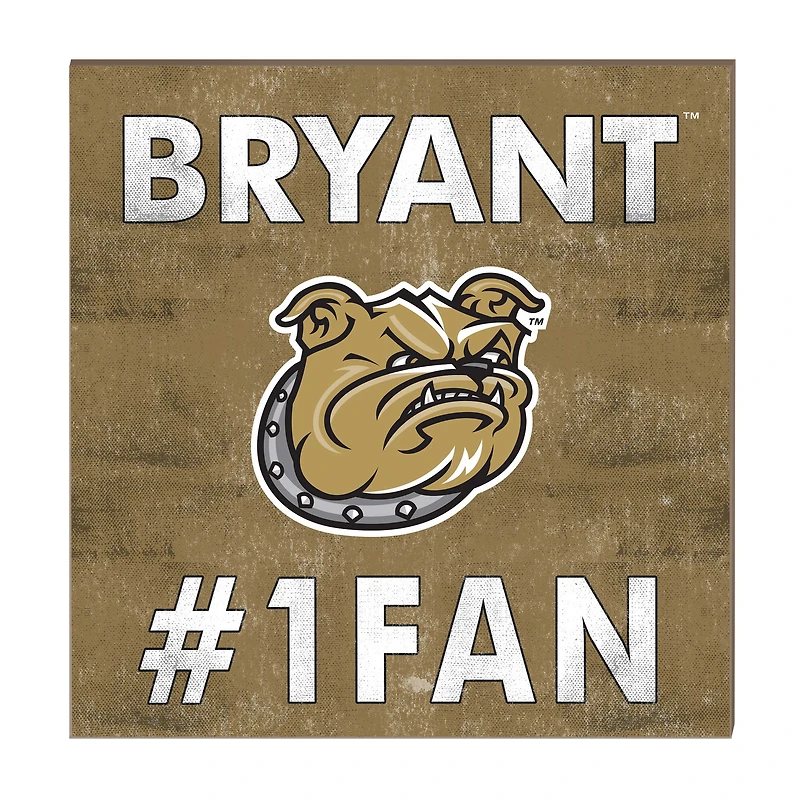 Bryant Bulldogs 10" x 10" #1 Fan Plaque