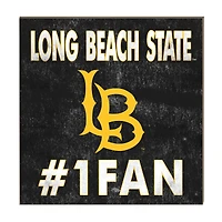 Cal State Long Beach The Beach 10" x 10" #1 Fan Plaque